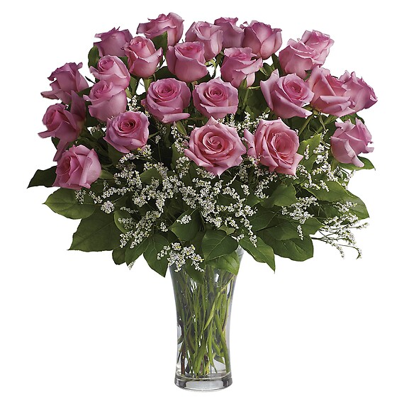 A Dozen Long Stemmed Pink Roses