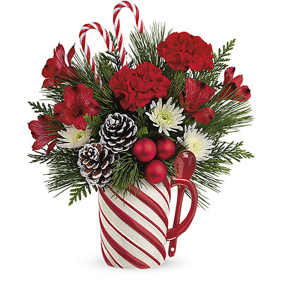 Send a Hug Sweet Stripes Bouquet