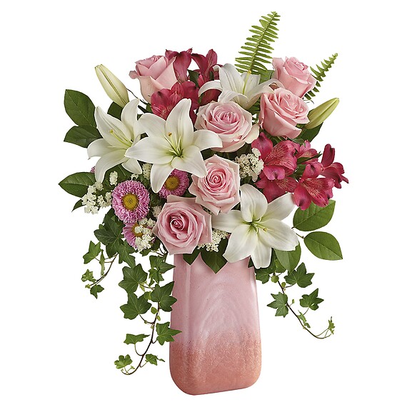 Pink n&amp;#039; Peach Paradise Bouquet