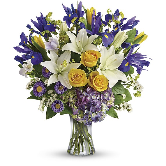 Floral Spring Iris Bouquet