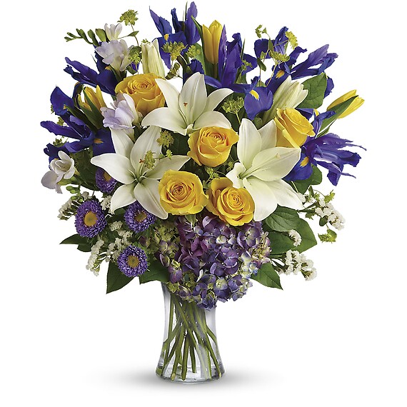 Floral Spring Iris Bouquet