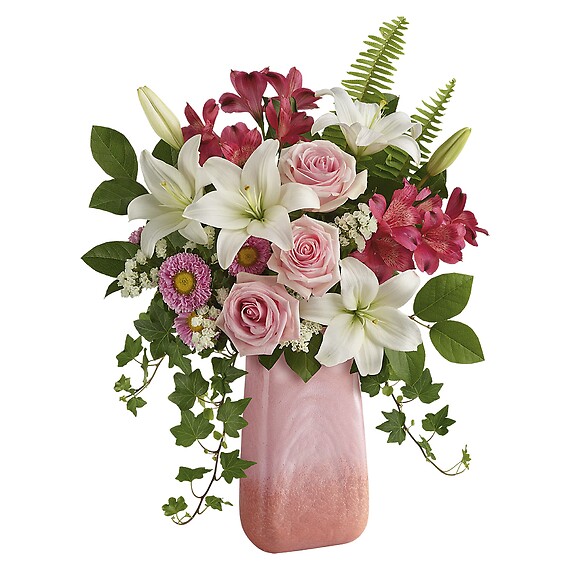 Pink n&amp;#039; Peach Paradise Bouquet