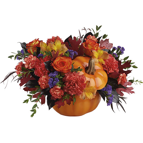 Hauntingly Pretty Pumpkin Bouquet