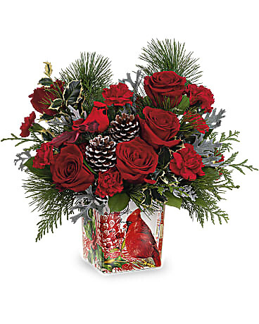 Cardinal Cheer Bouquet